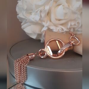 4/$15.00 Elegant Rose Gold Bottle Opener Chain Bracelet